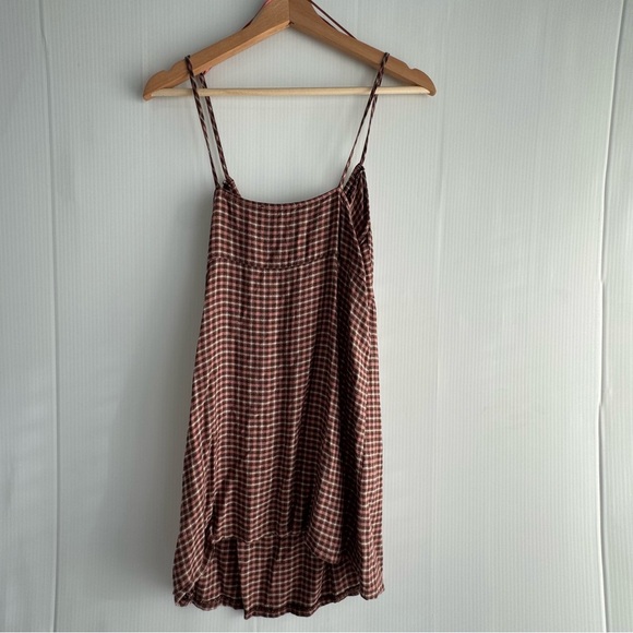Pull & Bear pink and brown play mini dress size medium - Picture 4 of 5